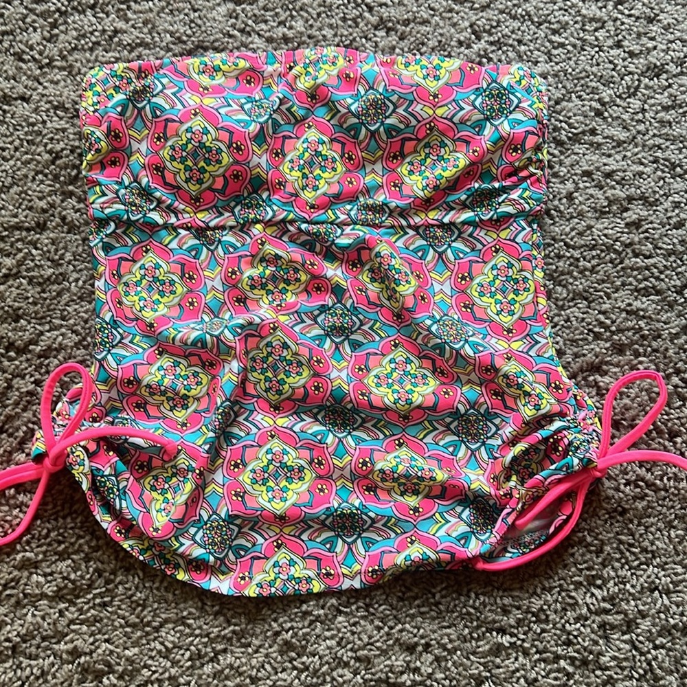 Arizona Jean Company Women’s Strapless Floral Tankini Size Small - Picture 5 of 10